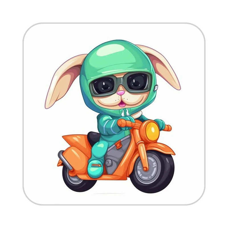 زیر لیوانی کاکتی طرح حیوانات کارتونی مدل mp27834