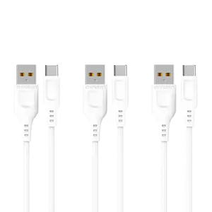 Denman A52 D01T USB to USB-C Cable pack of 3