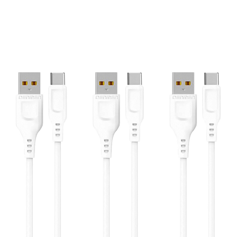 کابل تبدیل USB به USB-C دنمن مدل D01T - A52 مجموعه 3 عددی