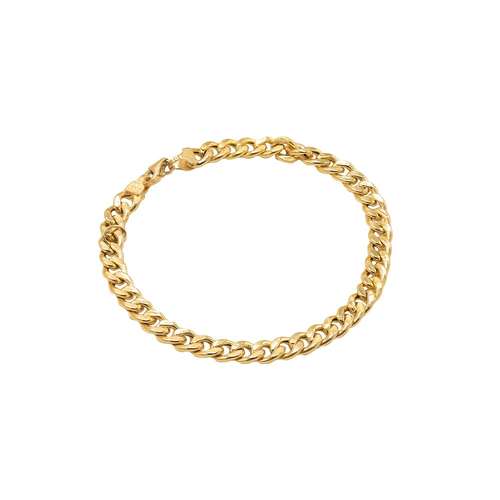 دستبند زنجیری طلا 18 عیار زنانه الی گالری مدل کارتیه 150