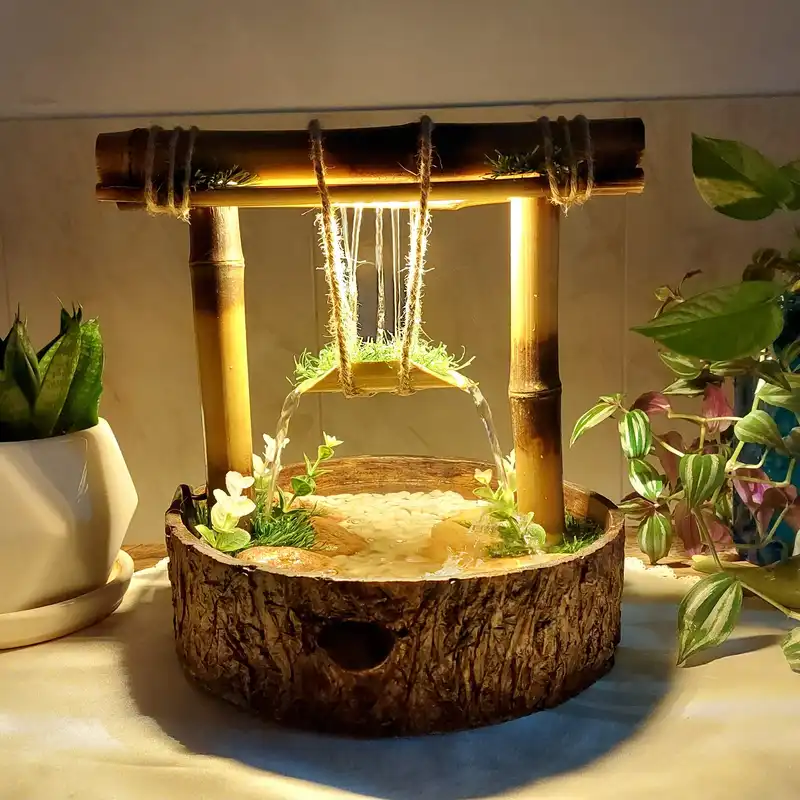 آب نما طرح چوب