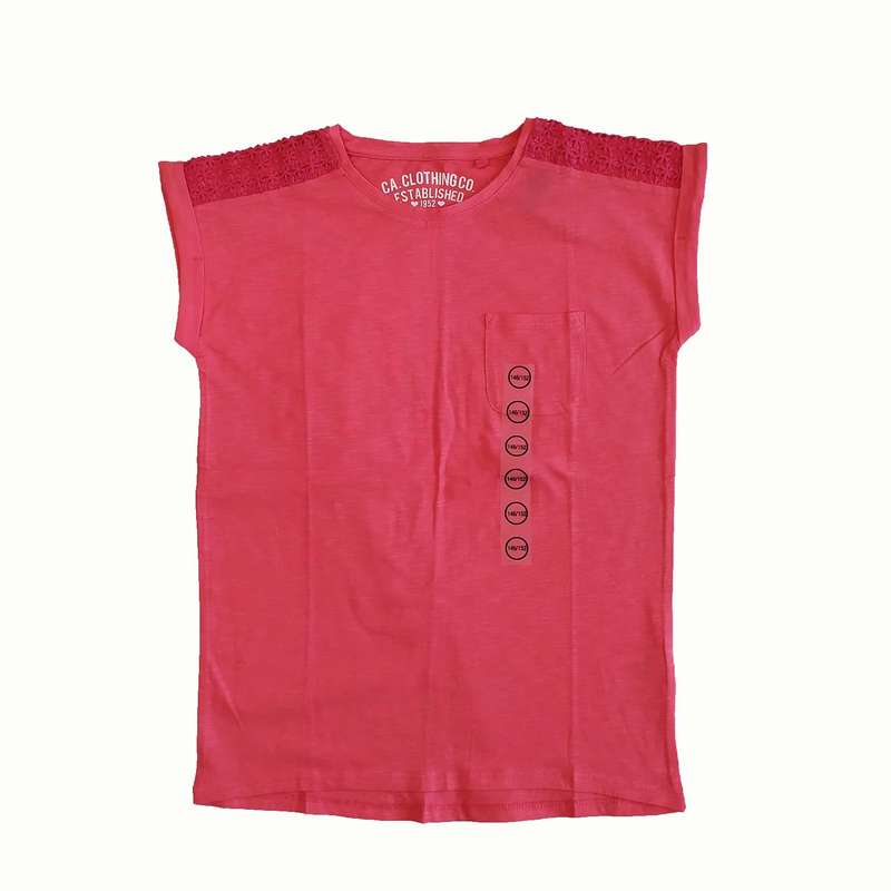 تی شرت آستین کوتاه دخترانه سی اند ای مدل CA3342