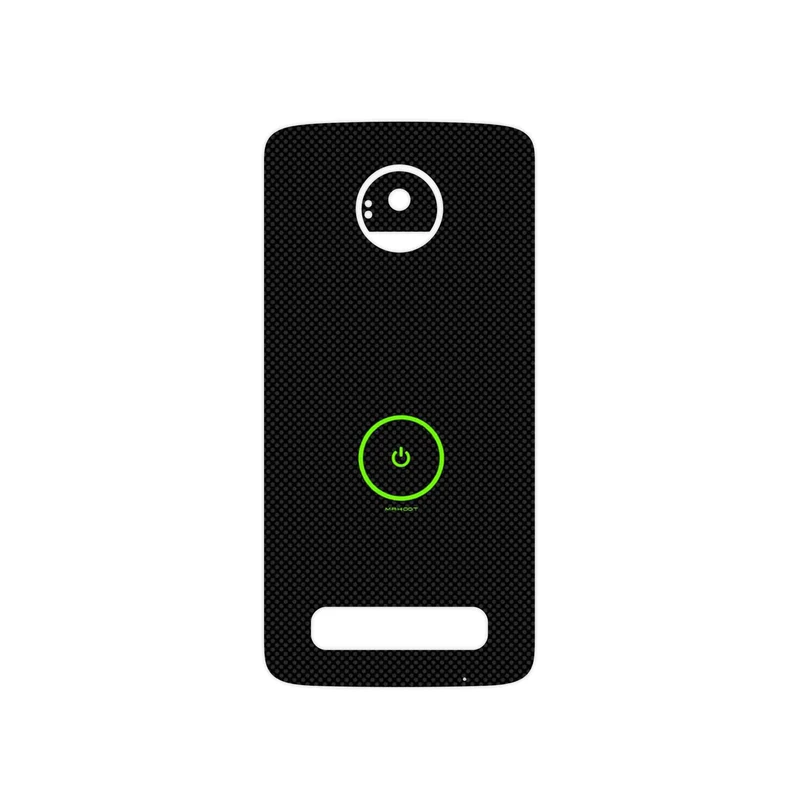 برچسب پوششی ماهوت مدل Minimal Power Button مناسب برای گوشی موبایل موتورولا Moto Z