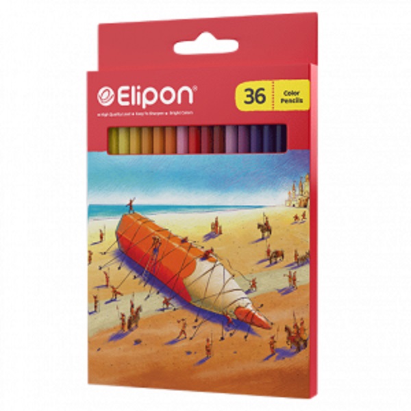 نکته خرید - قیمت روز مداد رنگی 36 رنگ الیپون مدل ساحل کد 8121710 خرید