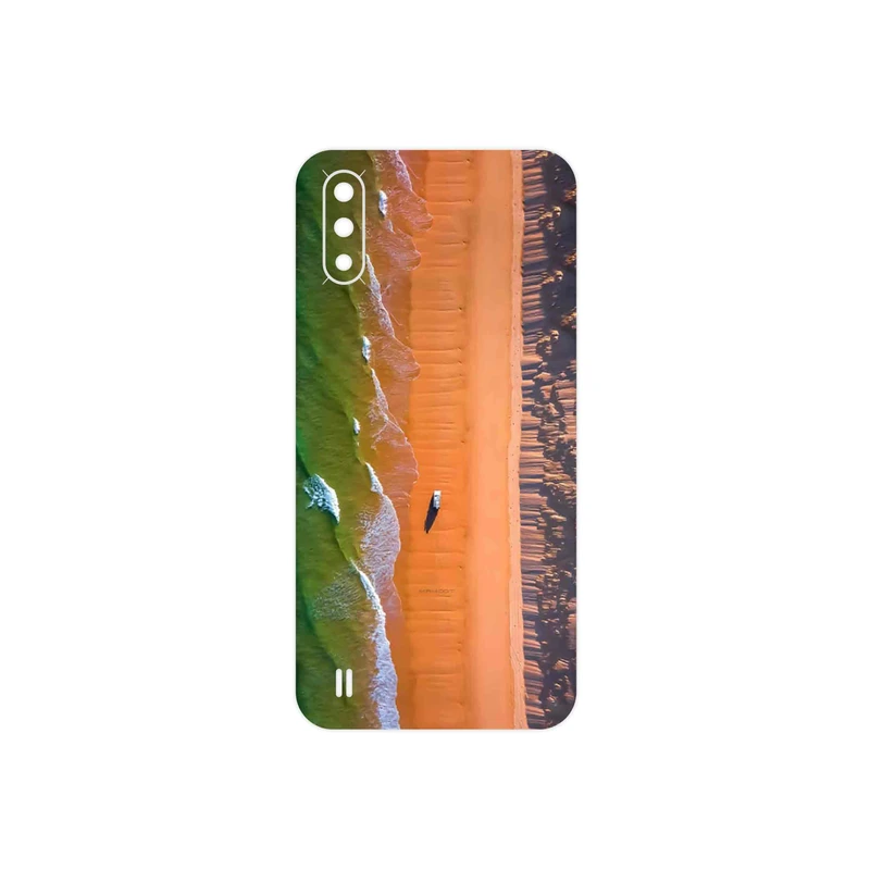 برچسب پوششی ماهوت مدل Beach and Green Sea مناسب برای گوشی موبایل سامسونگ Galaxy A01