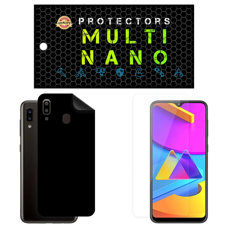 محافظ صفحه نمایش مولتی نانو مدل X-SFM مناسب برای گوشی موبایل سامسونگ Galaxy M10S به همراه برچسب پوششی