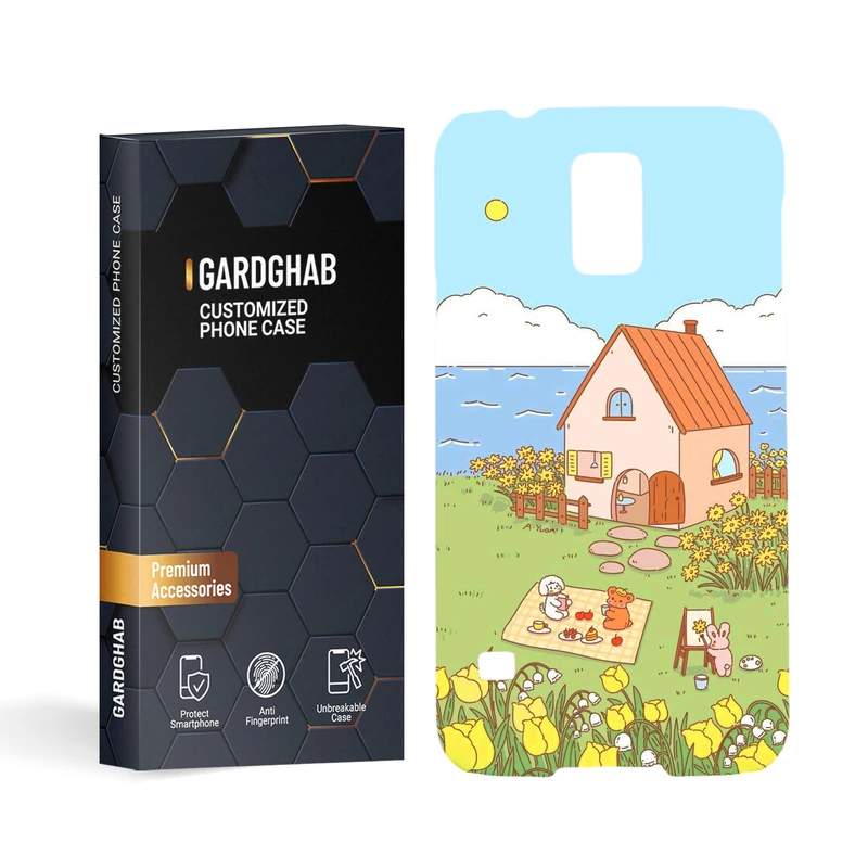    کاور گارد قاب مدل دخترانه مناسب برای گوشی موبایل سامسونگ galaxy s5