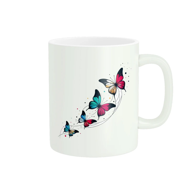 ماگ پاد آفرین طرح پروانه کد 658