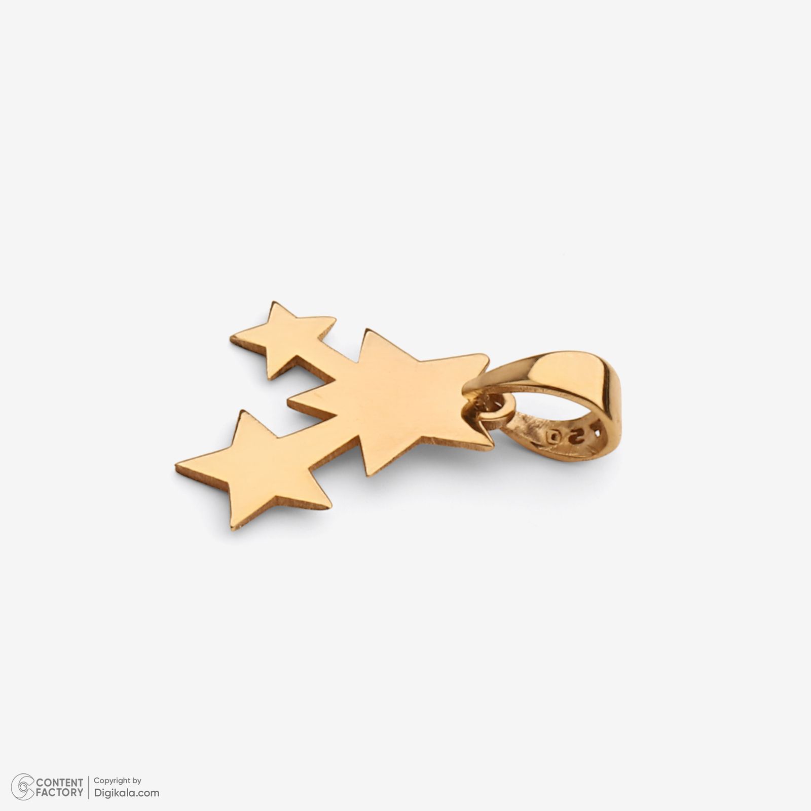 نیم ست طلا 18 عیار زنانه سایا گلد مدل 3 ستاره ns24 -  - 10
