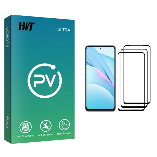 محافظ صفحه نمایش اچ وی تی مدل PV glass مناسب برای گوشی موبایل شیائومی Mi 10T Lite 5G بسته سه عددی