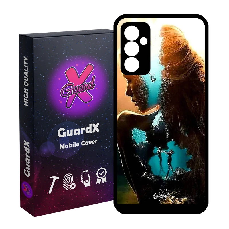 کاور گارد ایکس طرح Girl مدل Glass10138 مناسب برای گوشی موبایل سامسونگ Galaxy A55 / A55 5G