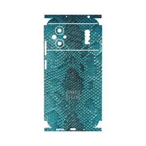 MAHOOT Blue Snake Skin-FullSkin Cover Sticker for Xiaomi Poco M5