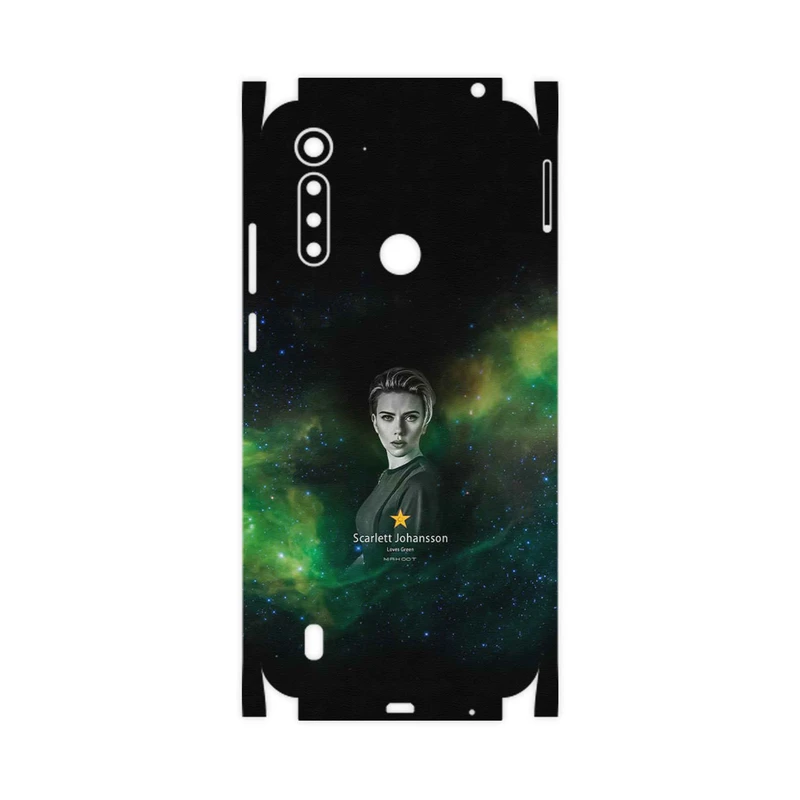 برچسب پوششی ماهوت مدل Scarlett Johansson-FullSkin مناسب برای گوشی موبایل موتورولا Moto G8 Power Lite