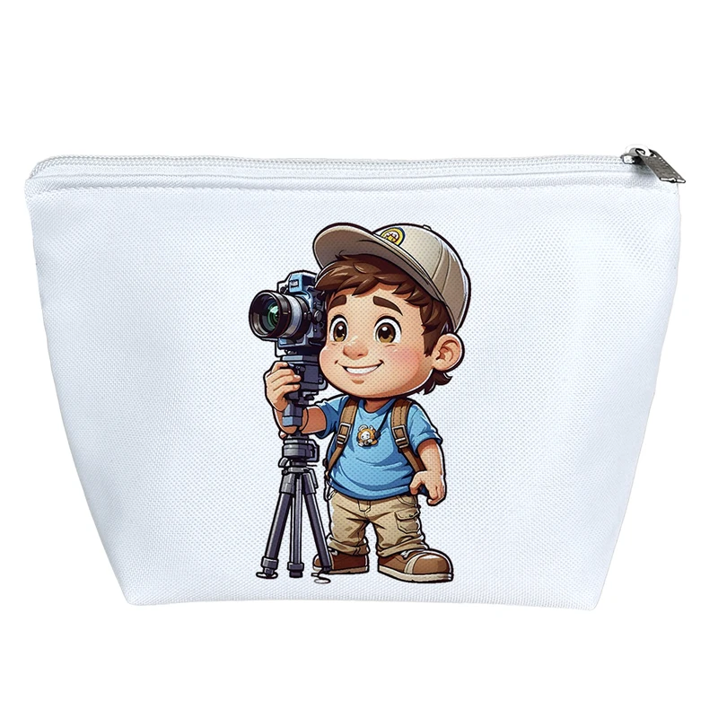 کیف لوازم آرایش دخترانه خندالو مدل عکاس کد H837