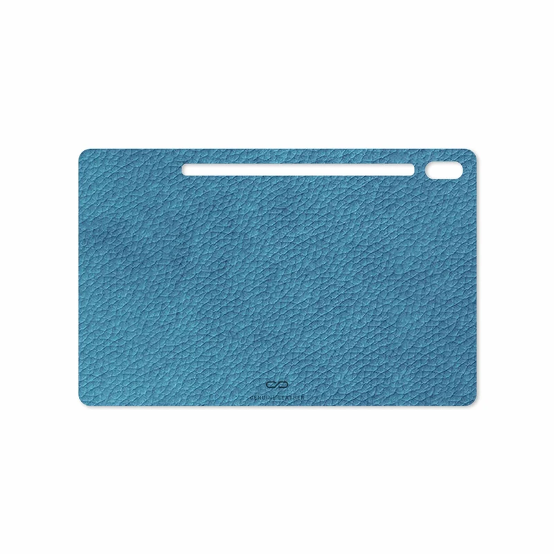 برچسب پوششی ماهوت مدل Blue-Leather مناسب برای تبلت سامسونگ Galaxy Tab S6 2019 SM-T865