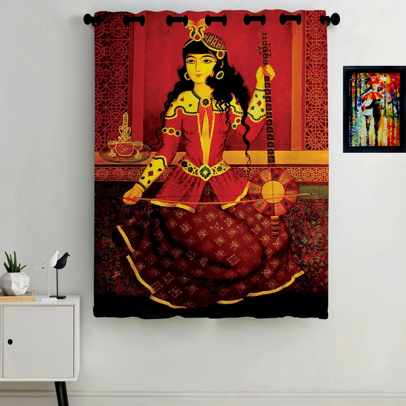 پرده رنس مدل C2-50013 ارتفاع 190 سانتی متر