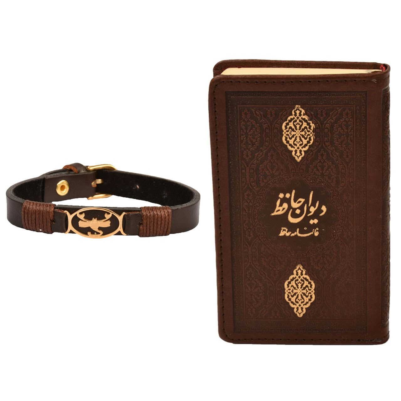 ست هدیه طرح تولد آبان  کهن چرم  مدل m120- 8