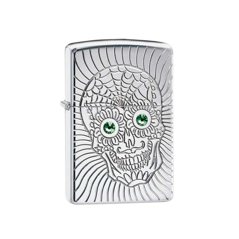 فندک زیپو مدل Sugar Skull Armor کد 49172