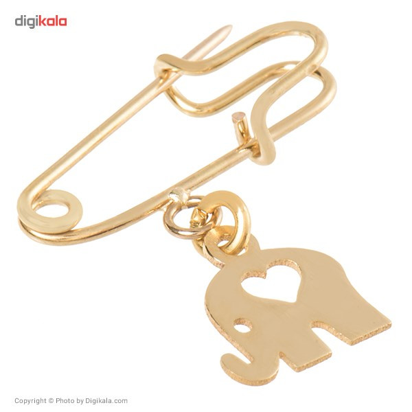 سنجاق سینه طلا 18 عیار رزا مدل PG23