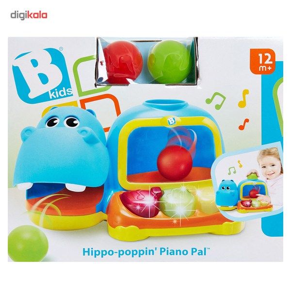 اسباب بازی بلو باکس مدل Hippo Poppin Piano Pal