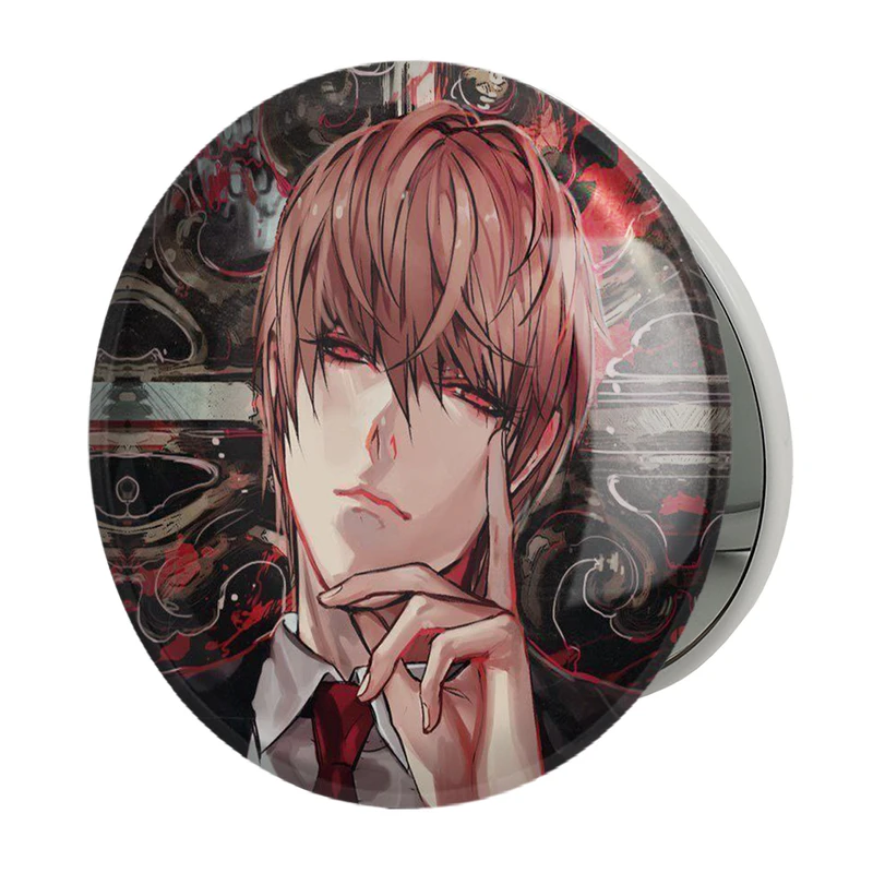 آینه جیبی خندالو طرح لایت یاگامی انیمه دفترچه مرگ Death Note مدل تاشو کد 15772 