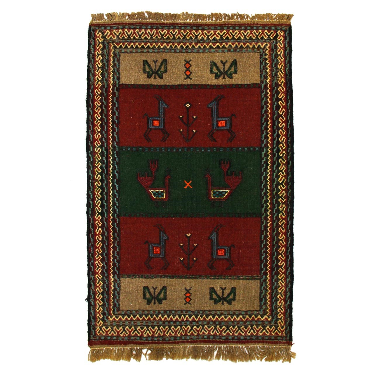 گلیم دستباف سرزمین فرش  کد TKG108