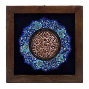 تابلو میناکاری مسی رستا طرح27-16-102