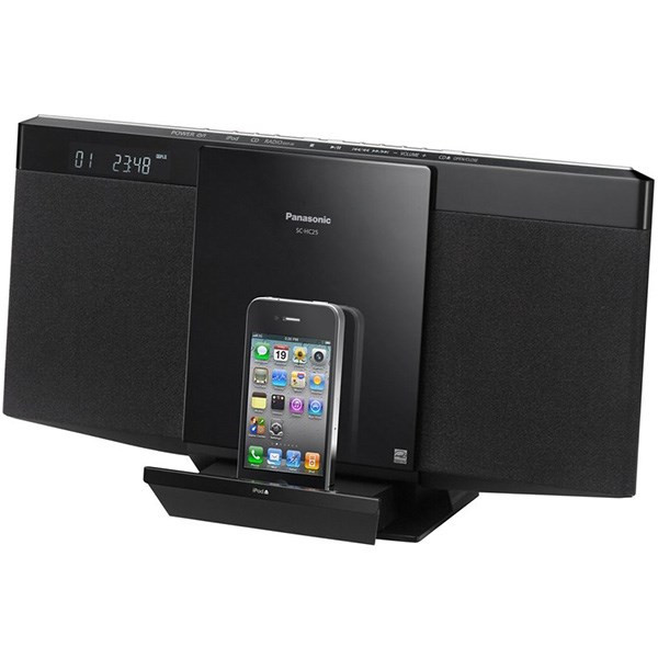 سیستم استریوی کوچک پاناسونیک اس سی-اچ سی 25 همراه با داک آیپاد سیستم استریوی کوچک پاناسونیک اس سی-اچ سی 25 همراه با داک آیپاد