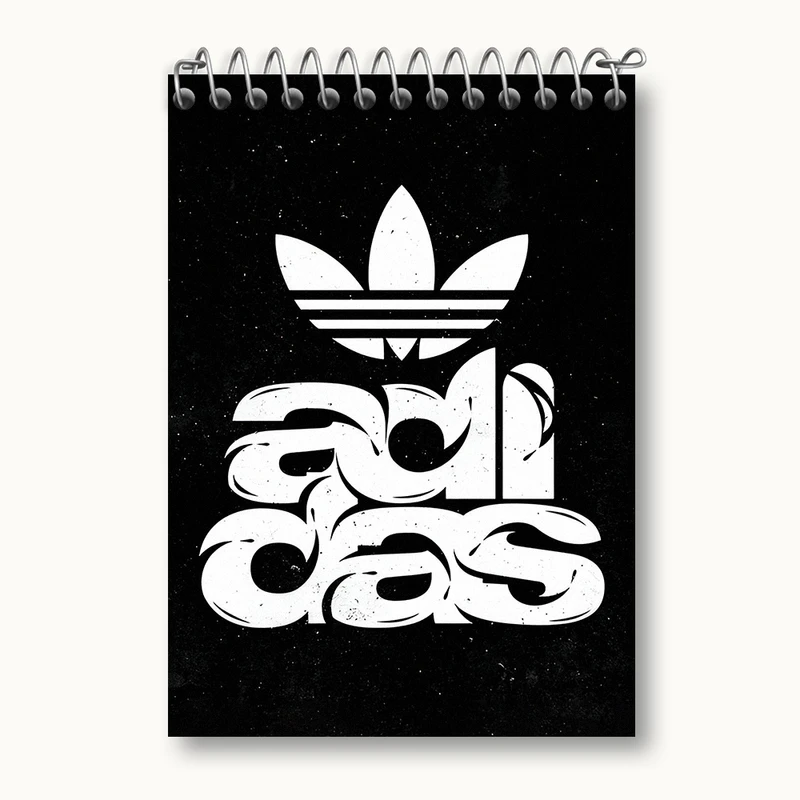 دفتر یادداشت 50 برگ خندالو طرح آدیداس (Adidas) کد N4493