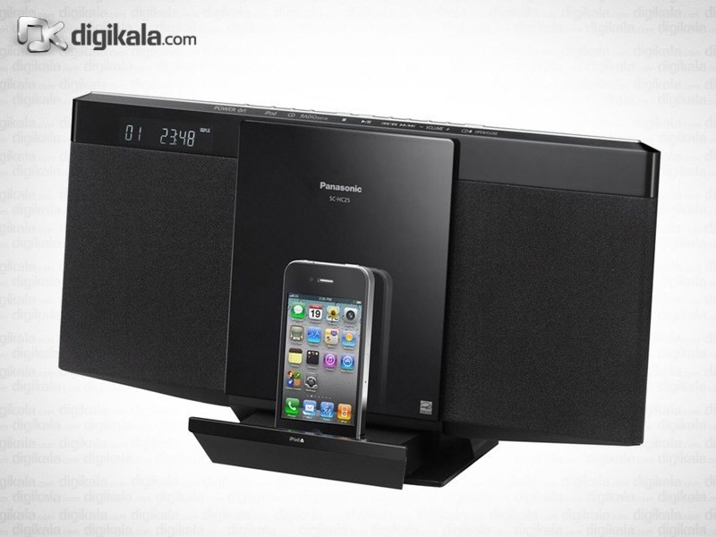 سیستم استریوی کوچک پاناسونیک اس سی-اچ سی 25 همراه با داک آیپاد سیستم استریوی کوچک پاناسونیک اس سی-اچ سی 25 همراه با داک آیپاد