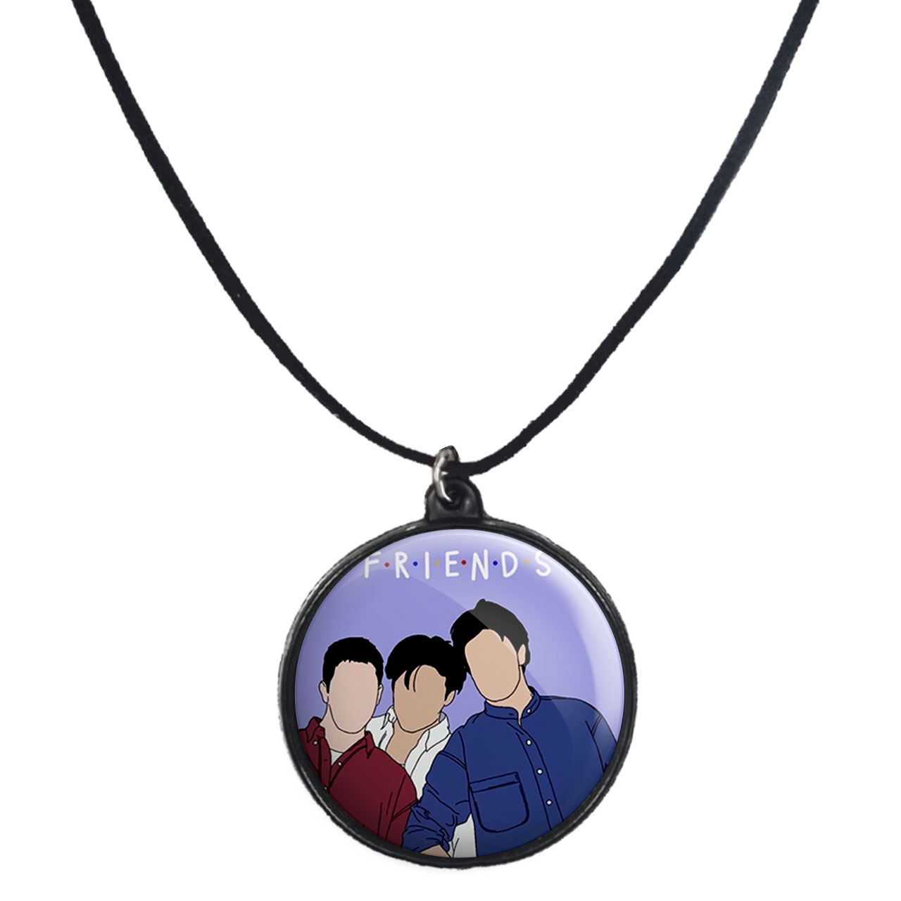 گردنبند پرمانه طرح فرندز کد pmb.18799 مدل دو طرفه