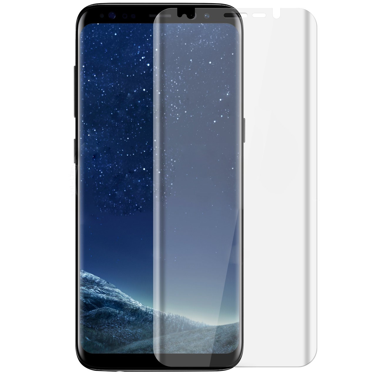 محافظ صفحه نمایش تی پی یو مات مدل Full Cover مناسب برای گوشی موبایل سامسونگ Galaxy S8