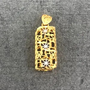 آویز گردنبند طلا 18 عیار زنانه دوست خوب مدل dk835