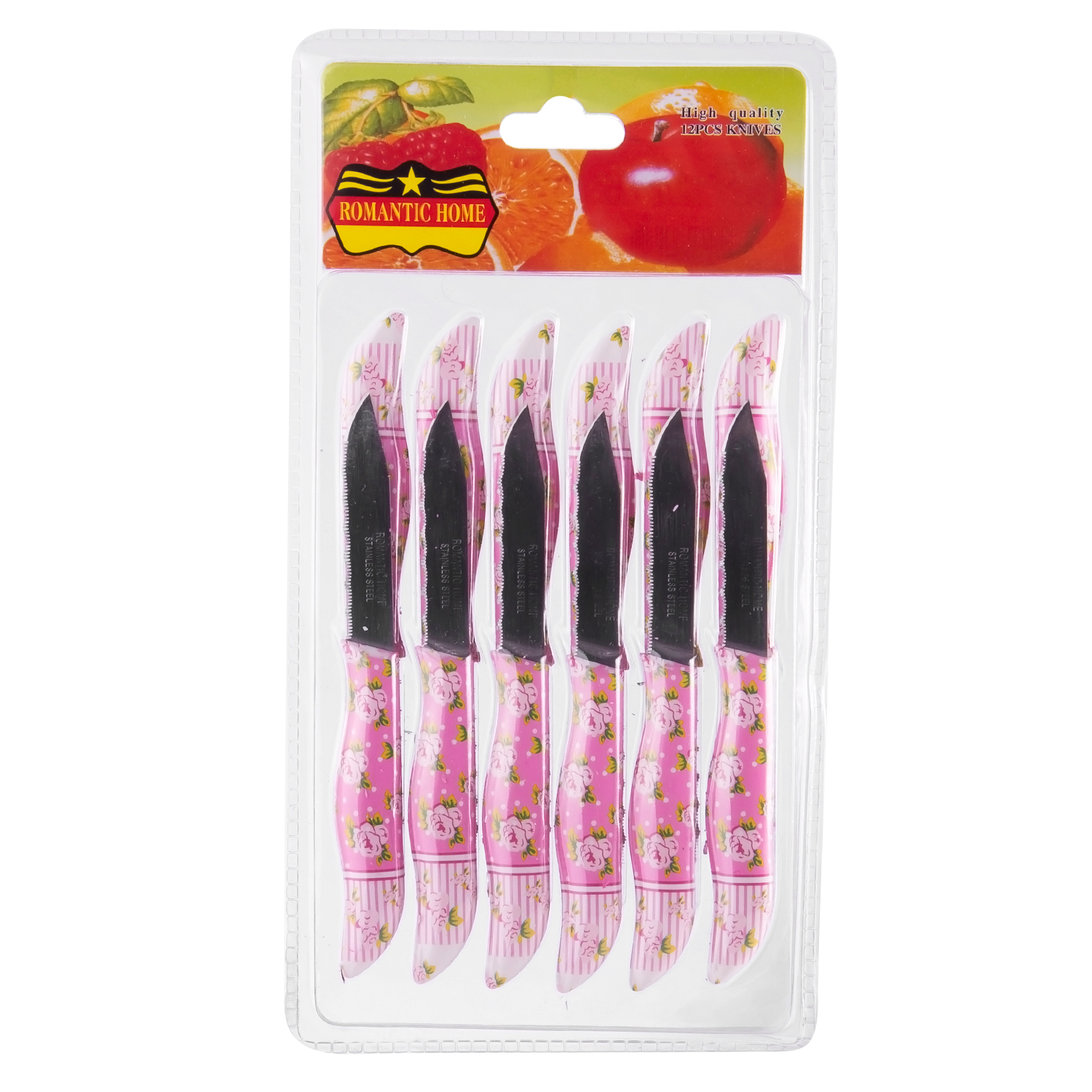 کارد میوه خوری رمانتیک هوم کد 1050 بسته 12 عددی