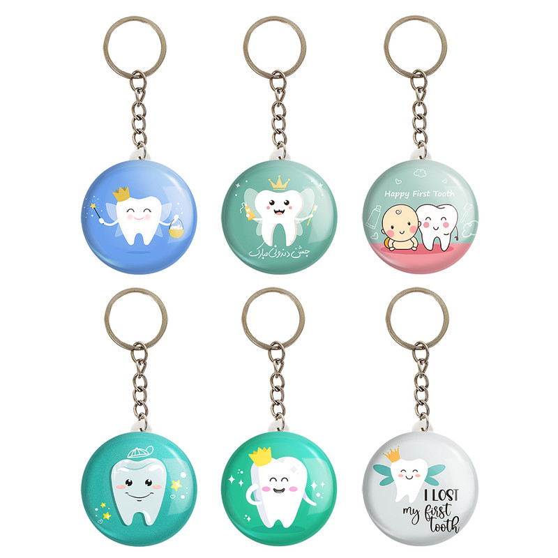 جاکلیدی خندالو مدل جشن دندونی پسرونه کد 413B مجموعه 6 عددی جاکلیدی خندالو مدل جشن دندونی پسرونه کد 413B مجموعه 6 عددی