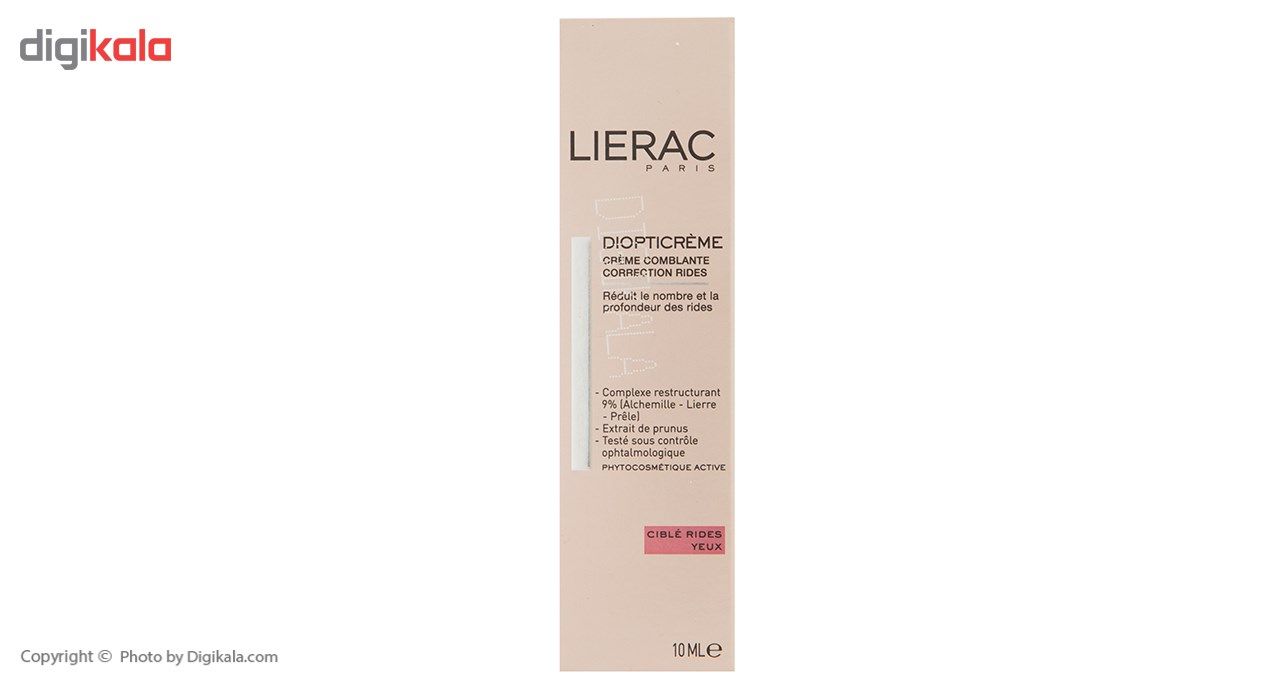 کرم دور چشم لیراک سری Diopticream مدل Wrinkle Repair حجم 10 میلی لیتر -  - 4