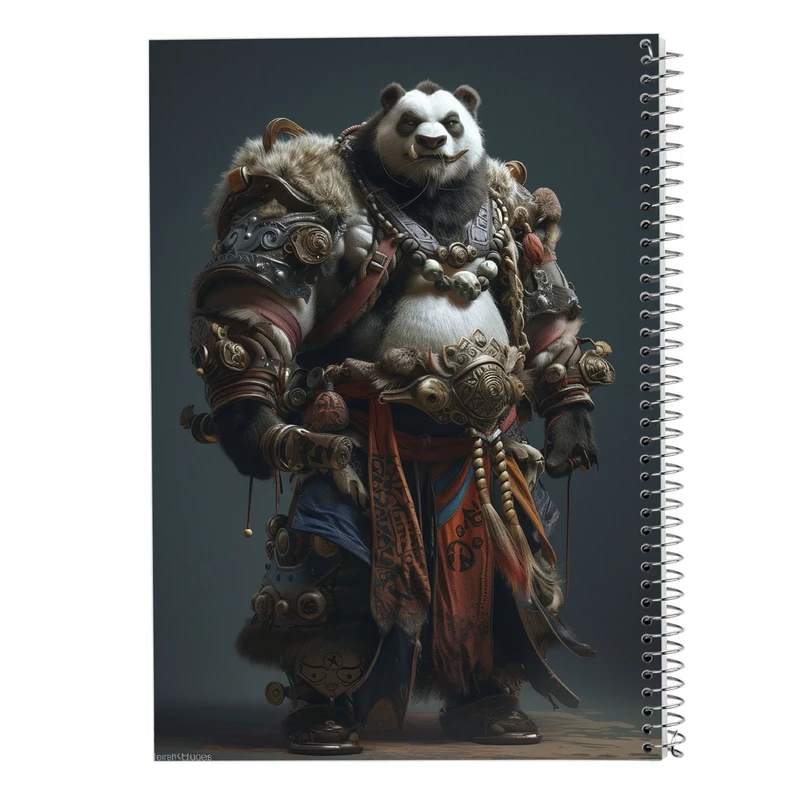 دفتر مشق 50 برگ مدوپد مدل حیوانات جنگجو کد DF14871