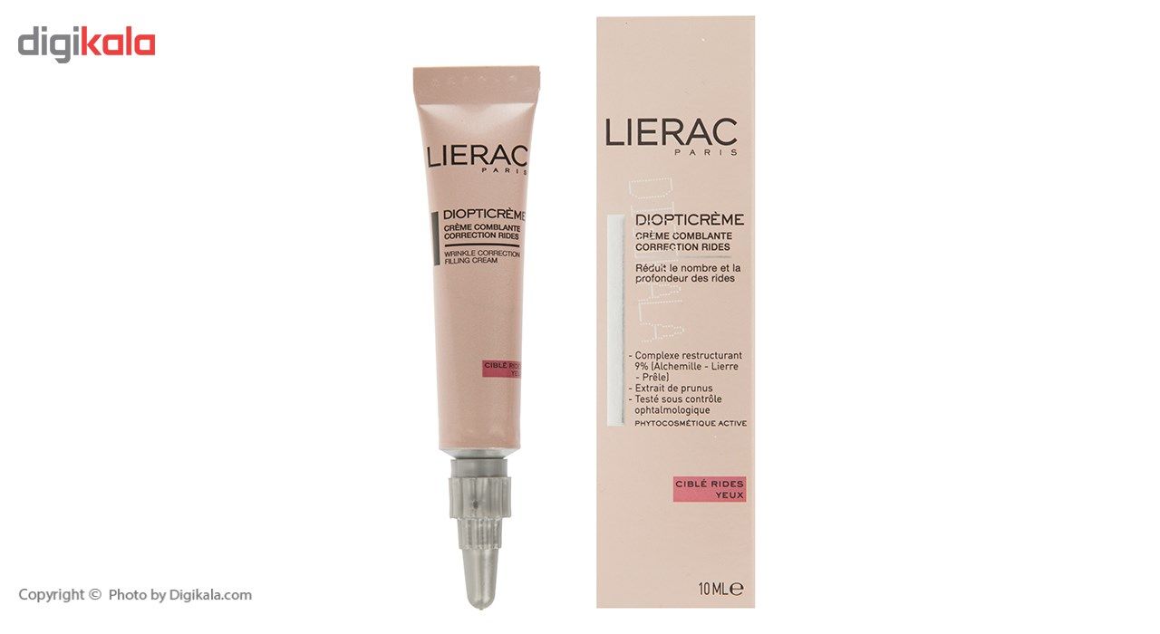 کرم دور چشم لیراک سری Diopticream مدل Wrinkle Repair حجم 10 میلی لیتر -  - 5