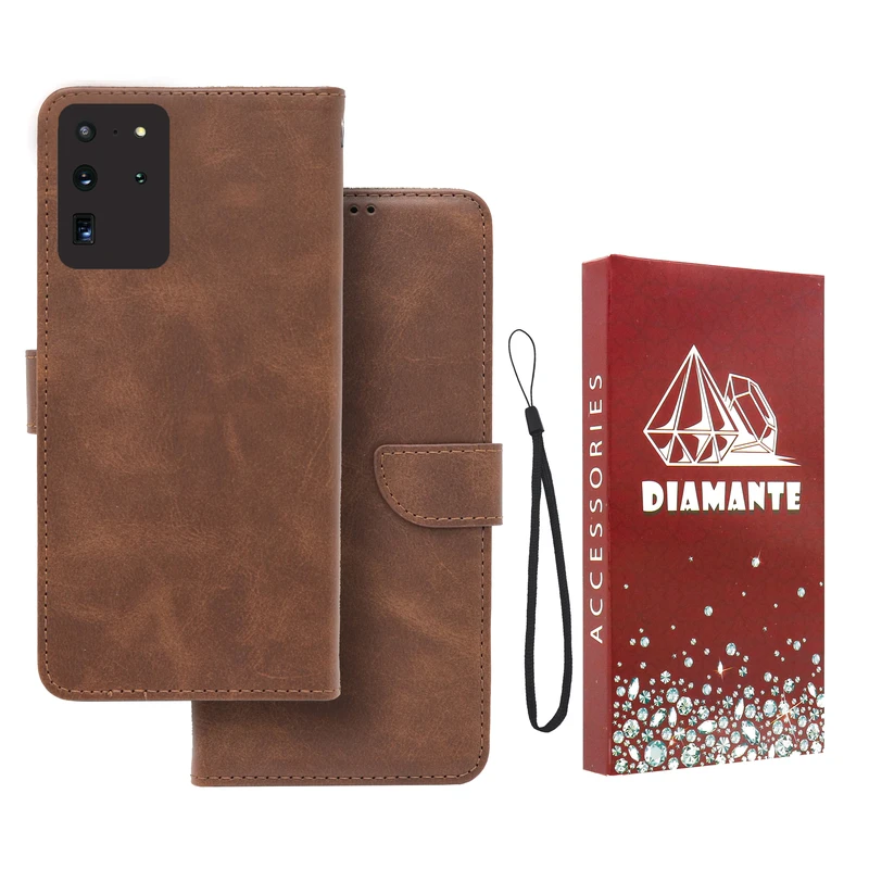 کیف کلاسوری دیامانته مدل Band Rd مناسب برای گوشی موبایل سامسونگ Galaxy S20 Ultra به همراه بندآویز