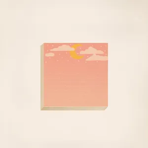 کاغذ یادداشت مریخ مدل  moon 1049 سایز ۹×۹ سانتیمتر بسته ۱۰۰ عددی  