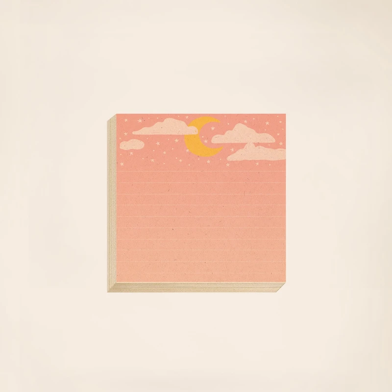 کاغذ یادداشت مریخ مدل  moon 1049 سایز ۹×۹ سانتیمتر بسته ۱۰۰ عددی  