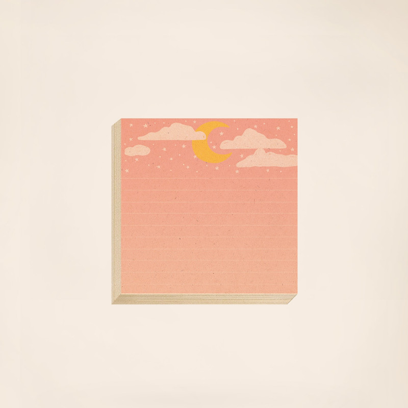 کاغذ یادداشت مریخ مدل moon 1049 سایز ۹×۹ سانتیمتر بسته ۱۰۰ عددی 