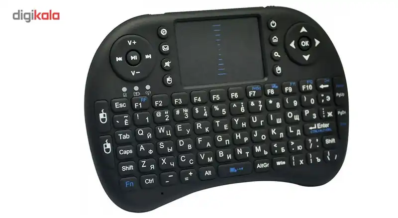 مینی کیبورد بی سیم همراه با تاچ پد مدل WIFI 2.4GHz
