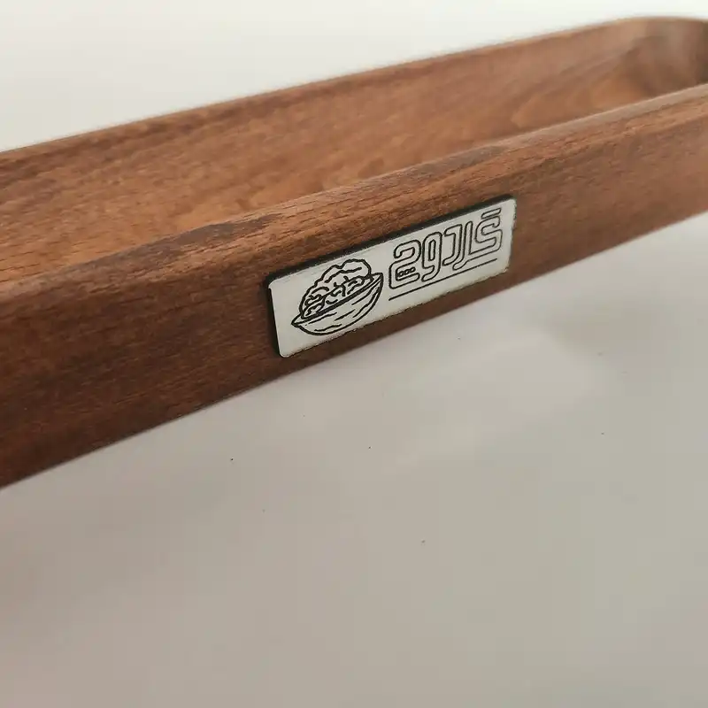 ظرف سرو چوبی گردوچ مدل زیتون خوری کد DK - 3333