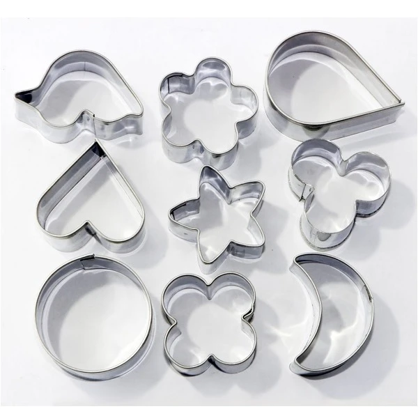 عکس شماره 2 : قالب شیرینی بهگز مدل زمرد مجموعه 9عددی