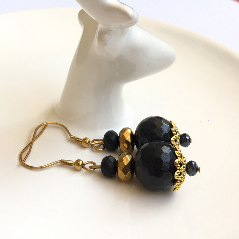 گوشواره زنانه مدل شب تیره