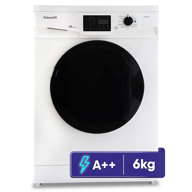 ماشین لباسشویی 6 کیلوگرم اتوماتیک آبسال مدل  WNU6510-W