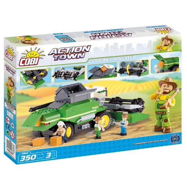 ساختنی کوبی مدلAction Town - Combine Harvester - ساختنی کوبی مدلAction Town - Combine Harvester -