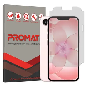 Promate Hydrogel model Transparent Screen Protector for Apple iPhone 17e mobile phone