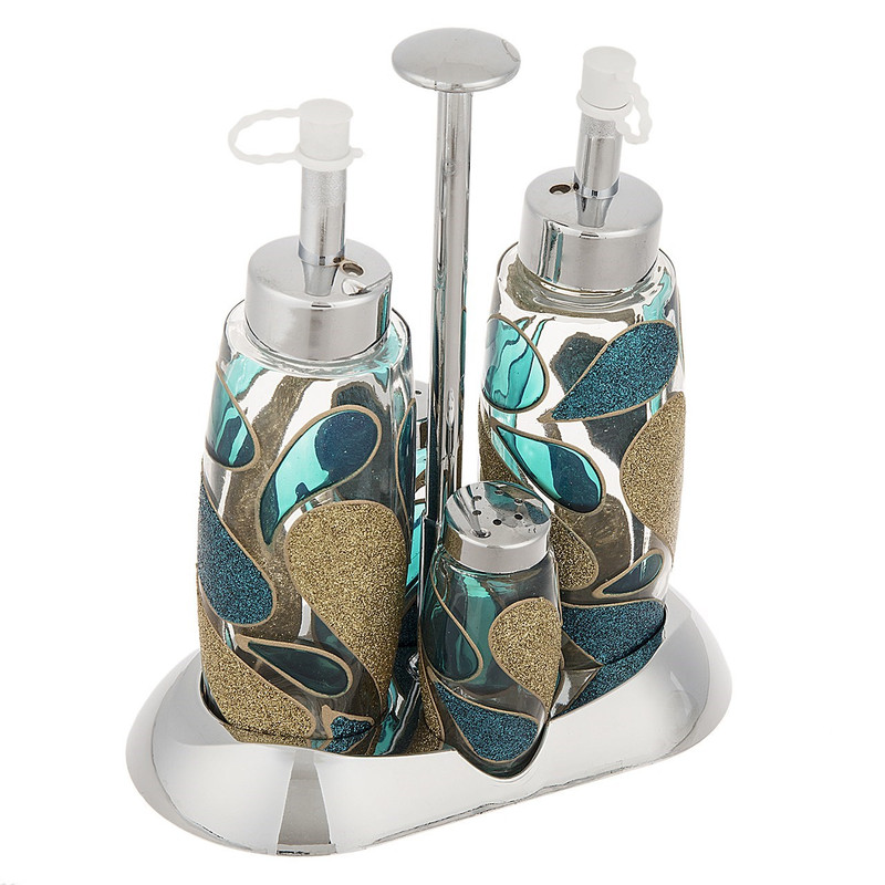 ست آبلیمو خوری گالری انار مدل اشک آبی